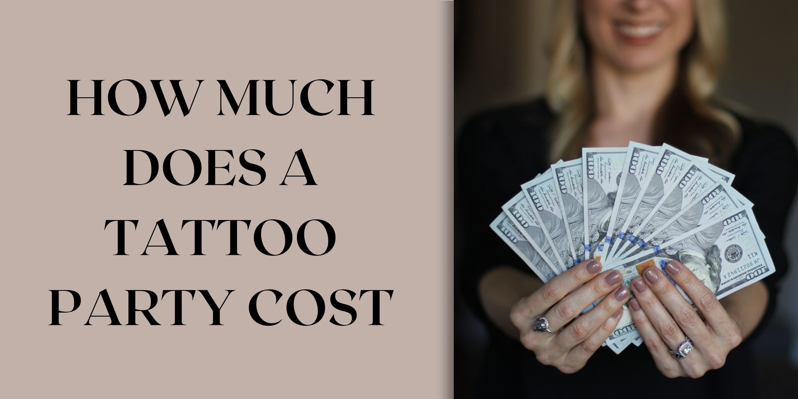 How much does a tattoo party cost
