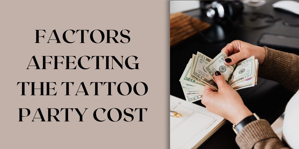 How much does a tattoo party cost